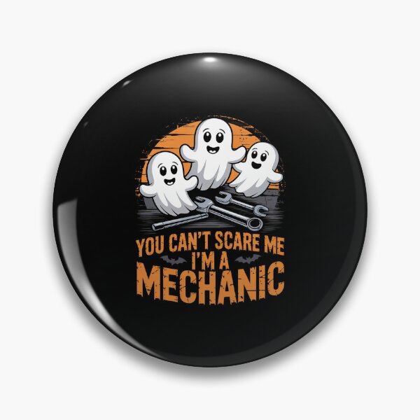 Item preview, Auto Mechanic Halloween You Can't Scare A Mechanic designed and sold by AquaKiev.