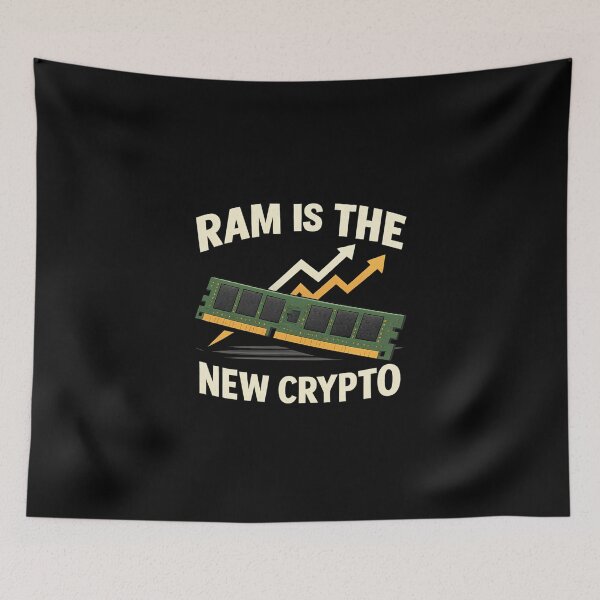 Item preview, RAM Is The New Crypto - Ram Price Meme designed and sold by TyxShop.