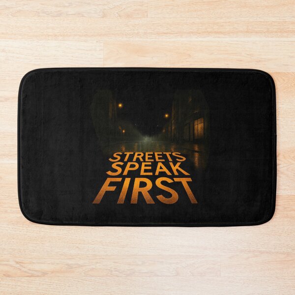 Item preview, Streets Speak First - Urban Night Graffiti Reflection designed and sold by MKreative Studio.