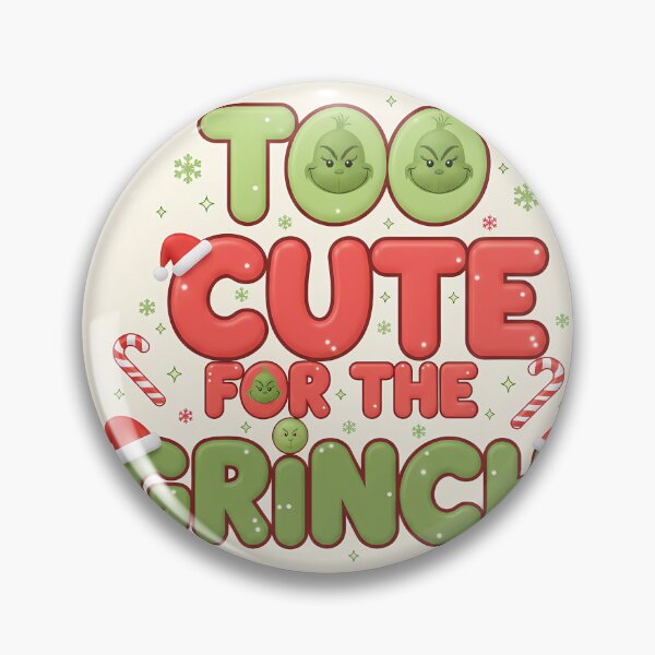 Item preview, Too Cute for the Grinch designed and sold by digisetumedia.