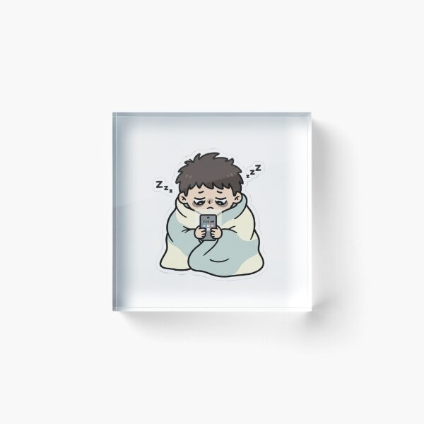 Item preview, Sleepy guy designed and sold by HazSticker.