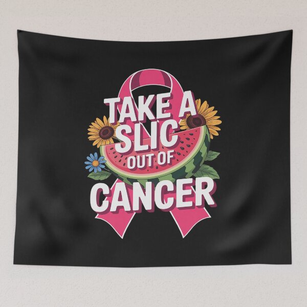 Item preview, Breast Cancer Take A Slice Out Of Cancer Watermelon Melon designed and sold by TAYLOROUSDALE.