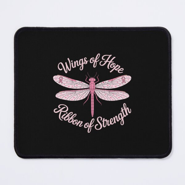 Item preview, Breast Cancer Warrior Survivor Awareness Support Dragonfly designed and sold by TAYLOROUSDALE.