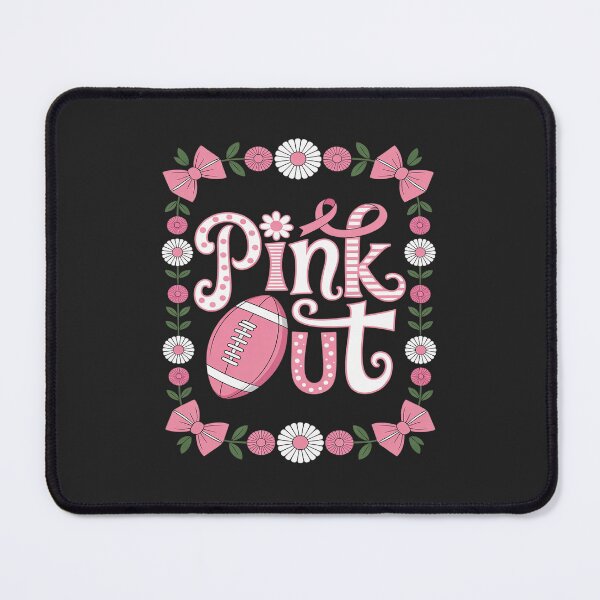 Item preview, Breast Cancer Womens Pink Out Football Bow Coquette designed and sold by TAYLOROUSDALE.