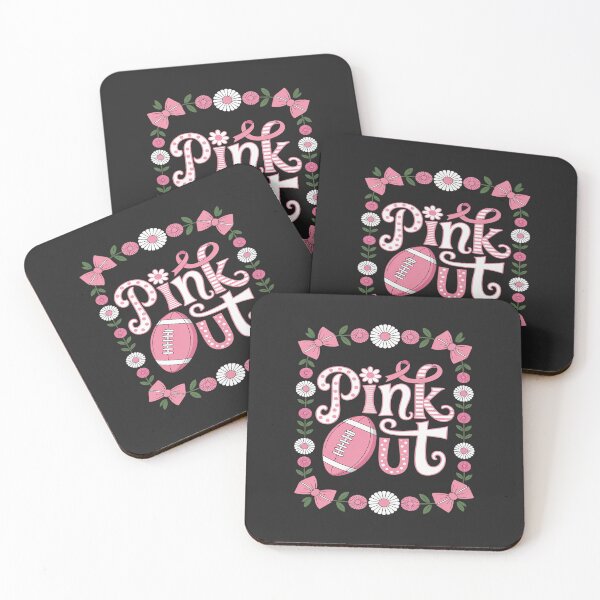 Item preview, Breast Cancer Womens Pink Out Football Bow Coquette designed and sold by TAYLOROUSDALE.