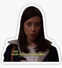 April groovy tunes Sticker