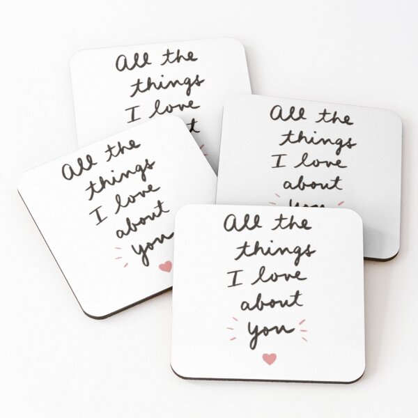 Item preview, All the Things I Love About You designed and sold by VedNarts.