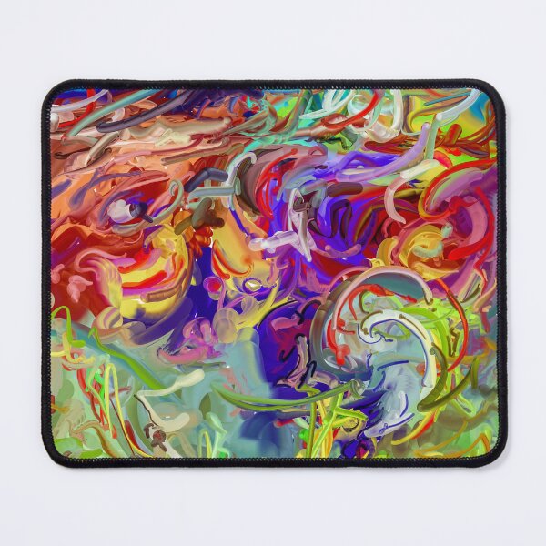 Item preview, Flux Abstraits Colorés - Peinture Digitale Dynamique et Chaotique designed and sold by Keltoi-art.