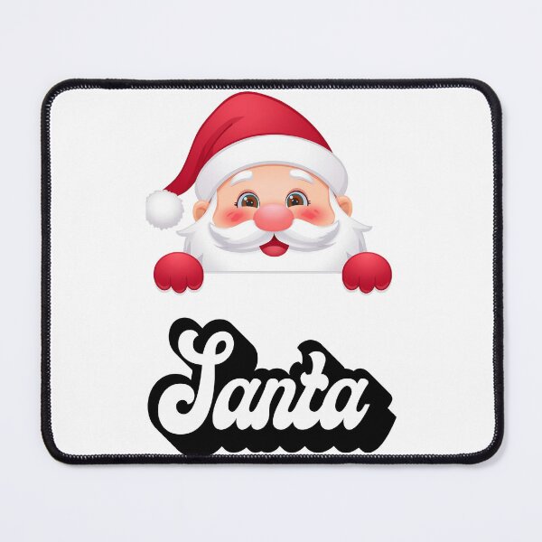 Item preview, Cute Santa Peeking – Merry Christmas Design designed and sold by BeLookU.