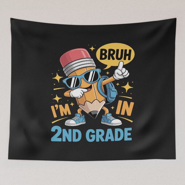 Item preview, Bruh I'm in 2nd Grade Team Second Grade Back to School Boys designed and sold by TAYLOROUSDALE.