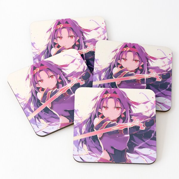 Item preview, Yuuki Sword Art Online Anime Fantasy Action Warrior Summer Energy designed and sold by thedarvills.