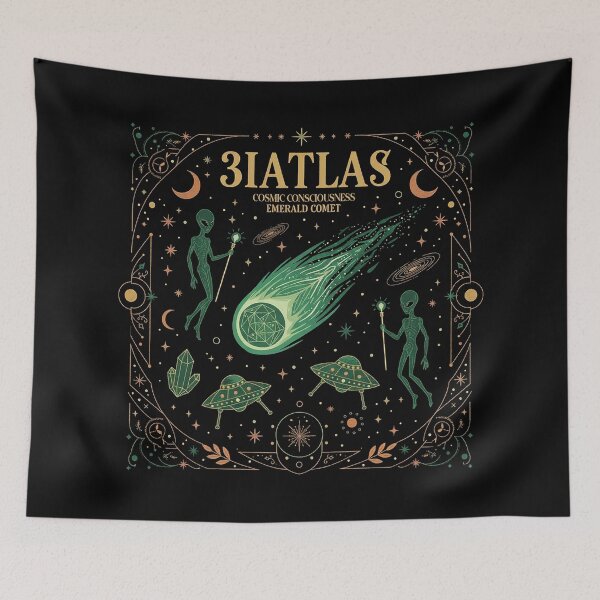 Item preview, 3iatlas Emerald Comet Cosmic Consciousness Mysticism designed and sold by zzz888.