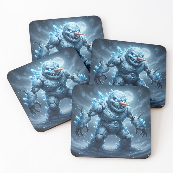Item preview, Frozen Nightmare Snowman Monster designed and sold by digisetumedia.