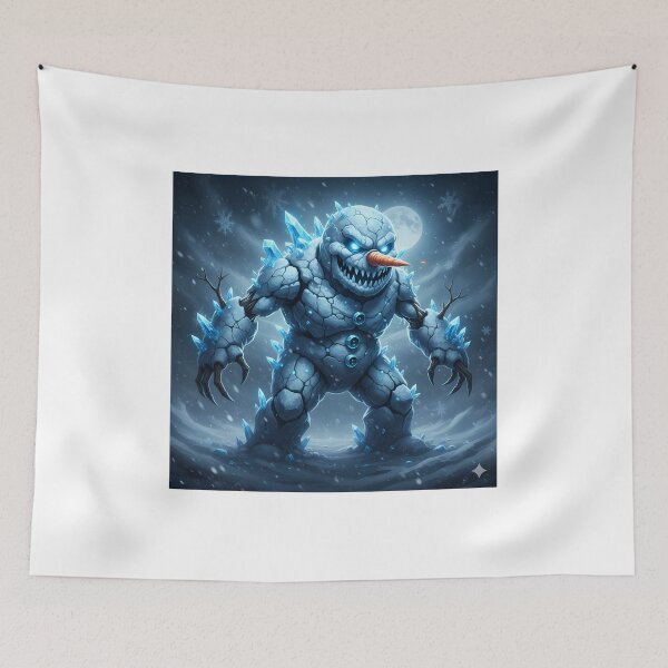 Item preview, Frozen Nightmare Snowman Monster designed and sold by digisetumedia.
