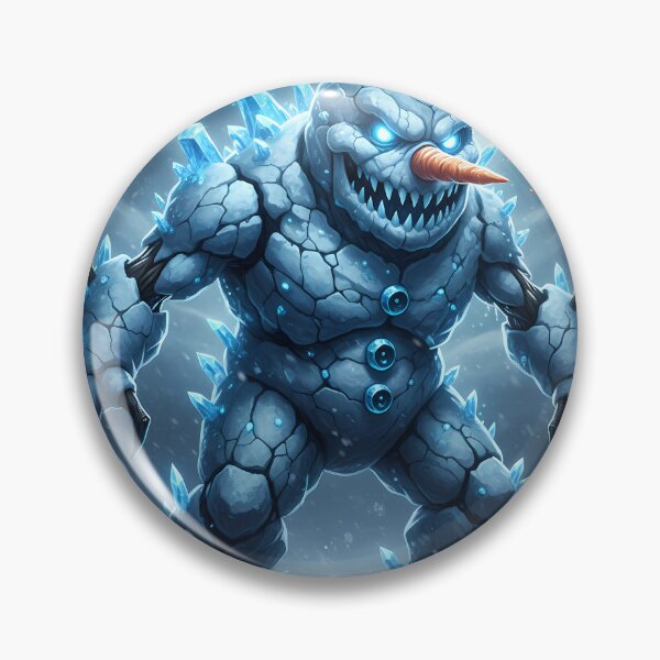 Item preview, Frozen Nightmare Snowman Monster designed and sold by digisetumedia.