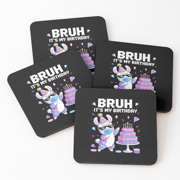 Item preview, Bruh Its My Birthday Llama designed and sold by TAYLOROUSDALE.