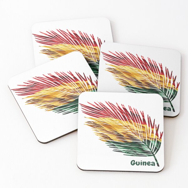Item preview, Abstract Guinea Flag – Feather Design designed and sold by ArteJorge48.