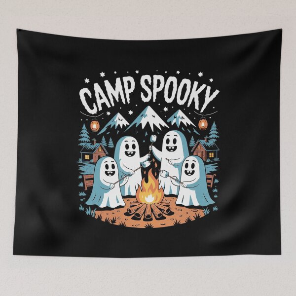 Item preview, Camp Spooky Halloween Camping Hiking Men Women Kids  designed and sold by AquaKiev.