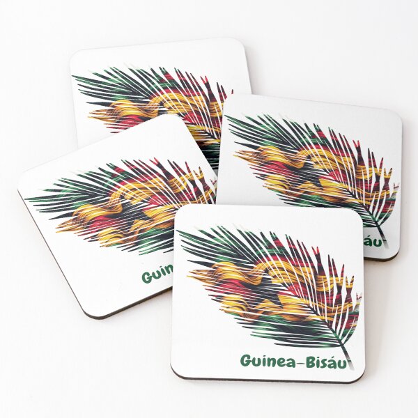 Item preview, Abstract Guinea-Bissau Flag – Feather Design designed and sold by ArteJorge48.