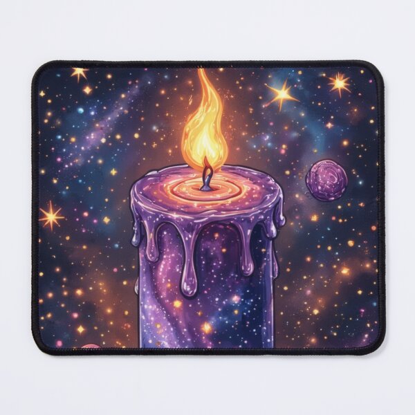 Item preview, Galactic candle on a wooden base designed and sold by Mianku | Für das Leben.