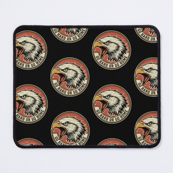 Item preview, Retro eagle, gym motivational quotes designed and sold by Feelblessed.co.