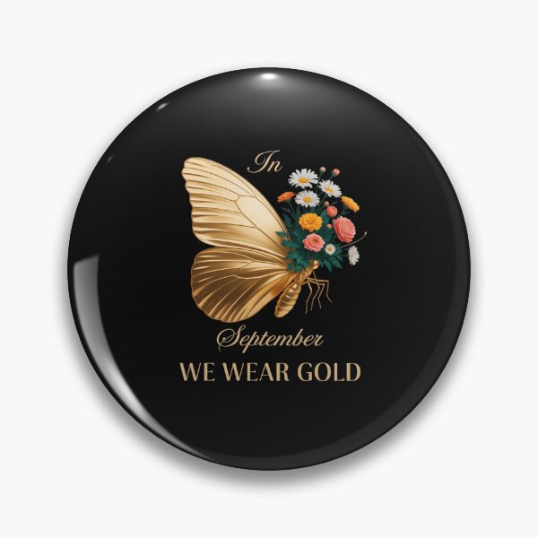 Item preview, Butterfly September We Wear Gold Childhood Cancer Awareness designed and sold by TAYLOROUSDALE.