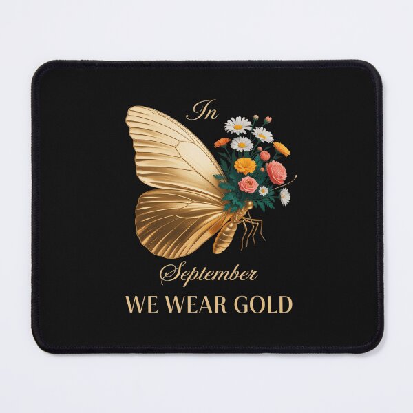 Item preview, Butterfly September We Wear Gold Childhood Cancer Awareness designed and sold by TAYLOROUSDALE.