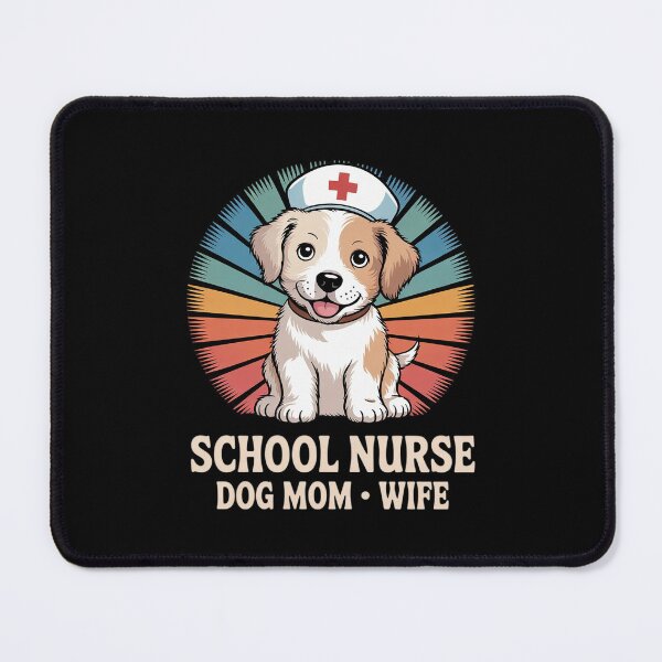 Item preview, School Nurse Dog Mom Wife National School Nurse Day designed and sold by MythWoot.