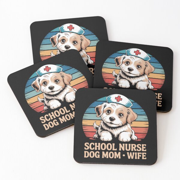 Item preview, School Nurse Dog Mom Wife National School Nurse Day  designed and sold by MarryIsMonth.