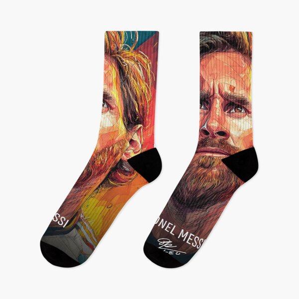 Item preview, Lionel Messi Football Soccer Player Colorful Modern Portrait designed and sold by mildaclairmo.