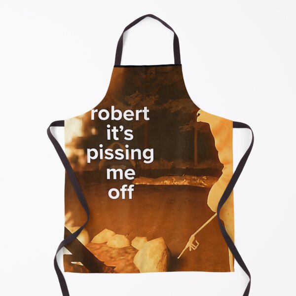 Item preview, Robert It Is Pissing Me Off Funny Camping Fire Night Quote designed and sold by River Silva.