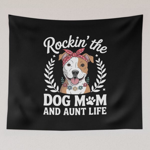 Item preview, Rat Terrier Rocking The Dog Mom and Aunt Life Mothers Day  designed and sold by RuthGAArt.
