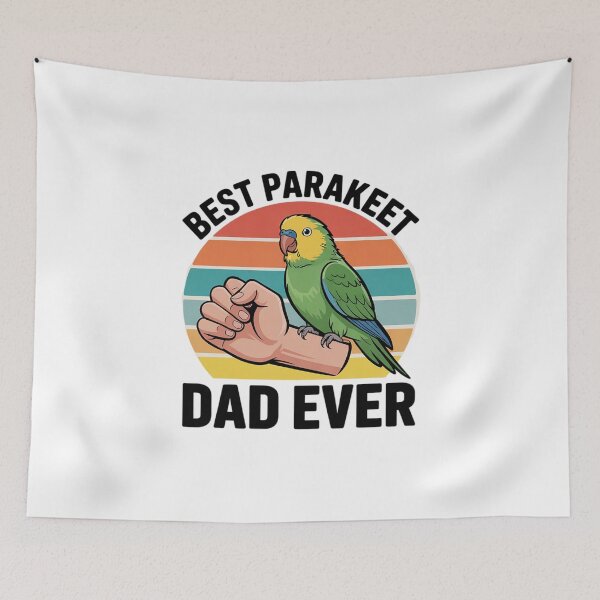 Item preview, Best Parakeet Dad Ever Parakeet Pet Parakeet Owners  designed and sold by RoyTill0Art.