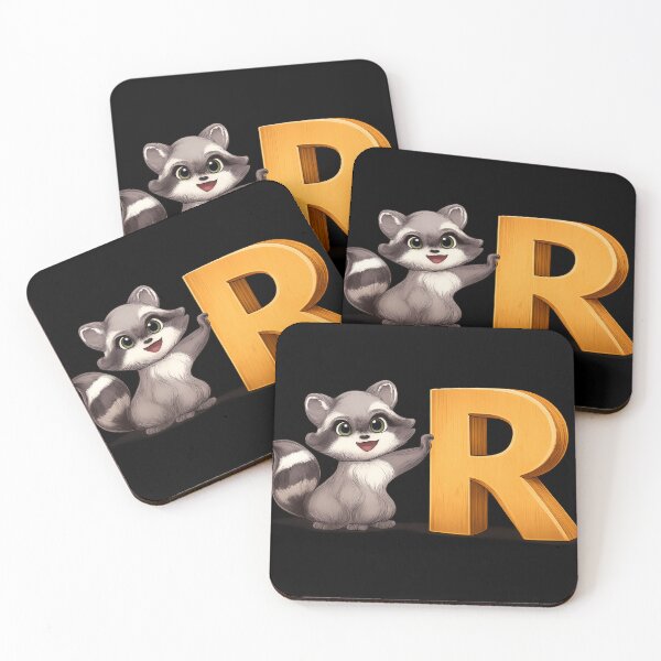Item preview, Alphabet: R for Raccoon designed and sold by halibutgoatramb.