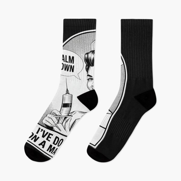 Item preview, Calm Down I’ve Done This On A Mannequin Nurse Joke designed and sold by TAYLOROUSDALE.