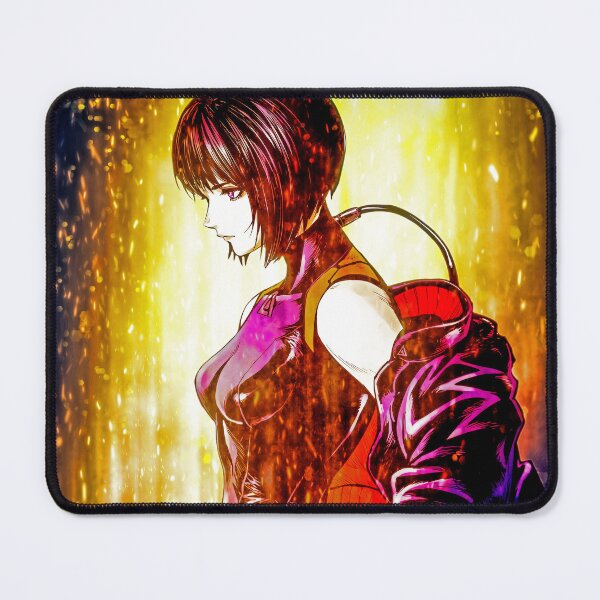 Item preview, Mokoto Kusanagi Cyber Poise Ghost in the Shell Anime Girl Neon Future Glow designed and sold by Tokyonomad.
