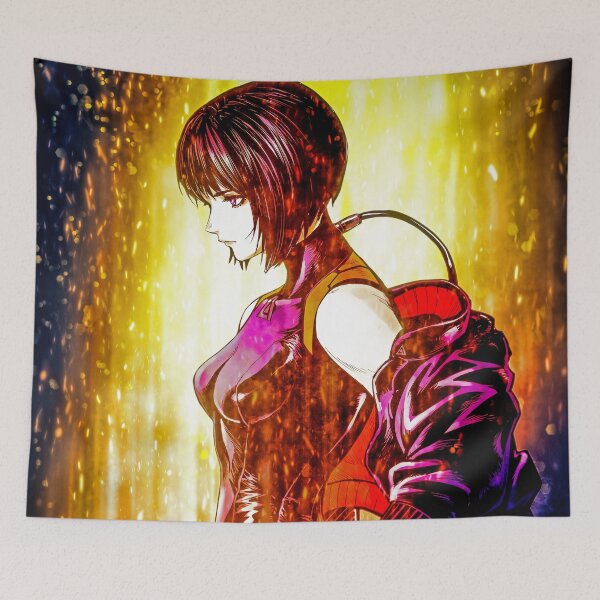 Item preview, Mokoto Kusanagi Cyber Poise Ghost in the Shell Anime Girl Neon Future Glow designed and sold by Tokyonomad.