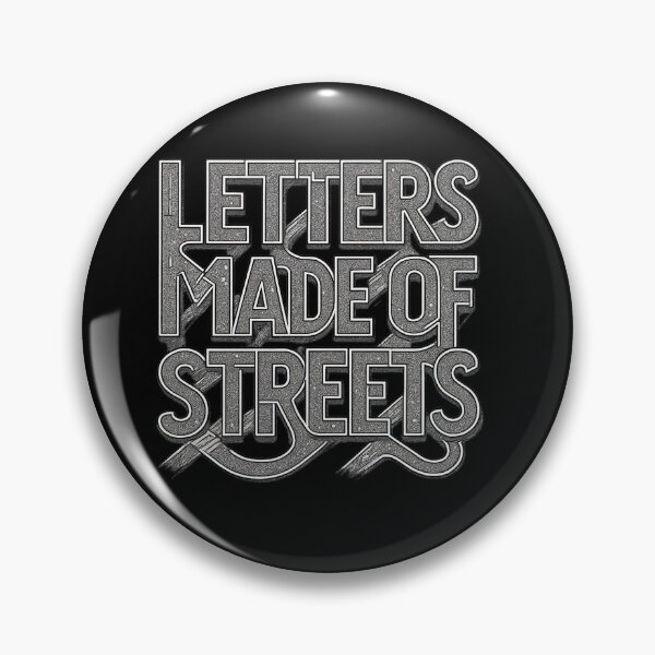 Item preview, Letters Made of Streets - Urban Typography designed and sold by MKreative Studio.