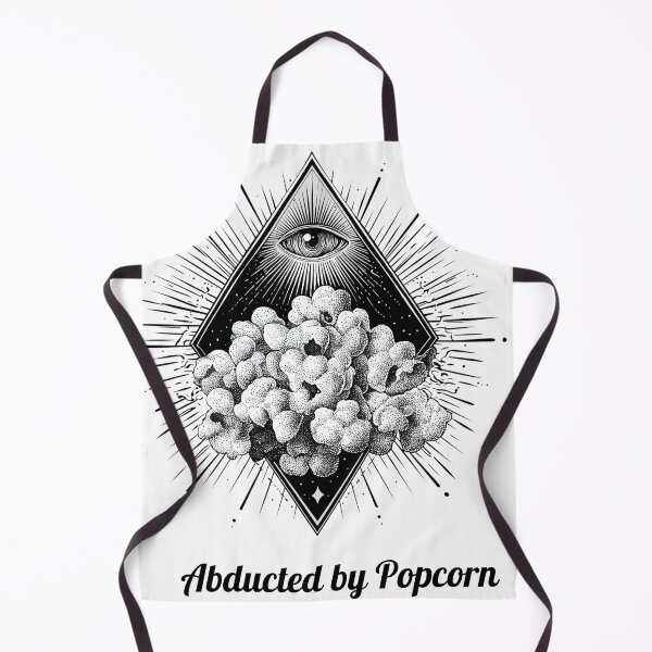 Item preview, Abducted by Popcorn. All Seeing Eye Occult Snack Art designed and sold by Anastasiia Yurevych.
