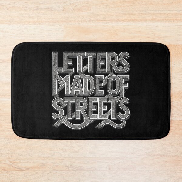 Item preview, Letters Made of Streets - Urban Typography designed and sold by MKreative Studio.