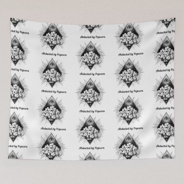 Item preview, Abducted by Popcorn. All Seeing Eye Occult Snack Art designed and sold by Anastasiia Yurevych.