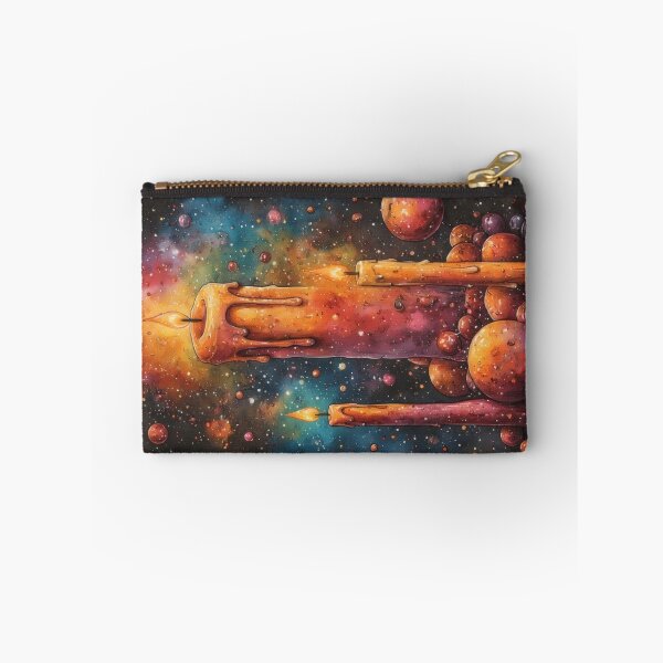 Item preview, Candles in Space Watercolor Artwork designed and sold by Mianku | Für das Leben.
