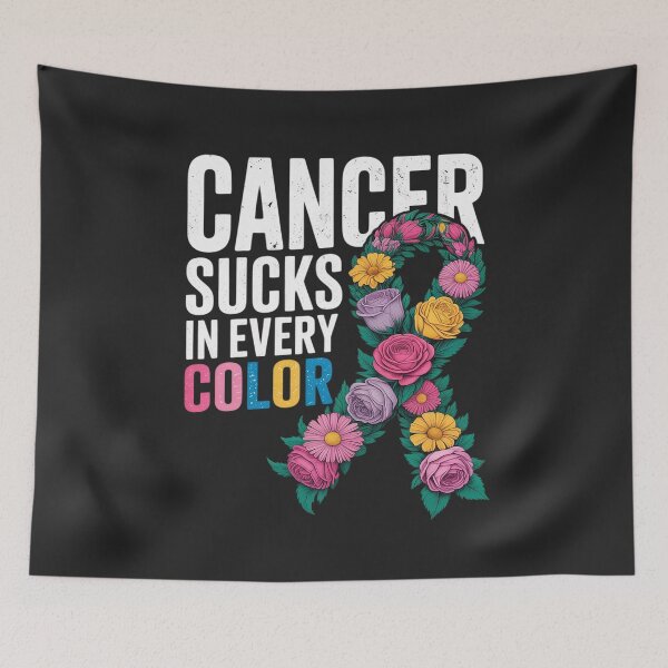 Item preview, Cancer Awareness Chemotherapy Cancer Survivor Cancer Sucks In Every Color designed and sold by TAYLOROUSDALE.