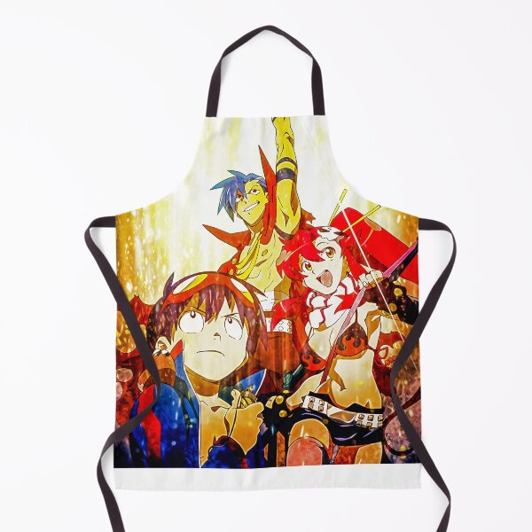 Item preview, Kamina Triumphant Spirit Gurren Lagann Anime Golden Heroic Burning Resolve designed and sold by Tokyonomad.