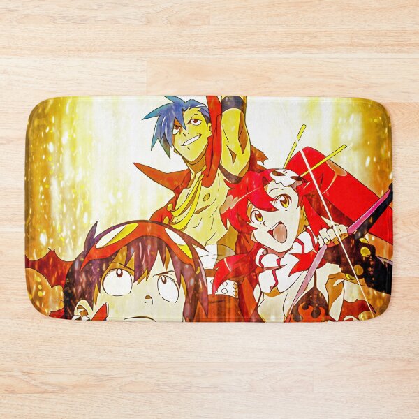 Item preview, Kamina Triumphant Spirit Gurren Lagann Anime Golden Heroic Burning Resolve designed and sold by Tokyonomad.