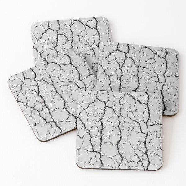 Item preview, Cracked Silver Grey Texture designed and sold by SolaoLab.