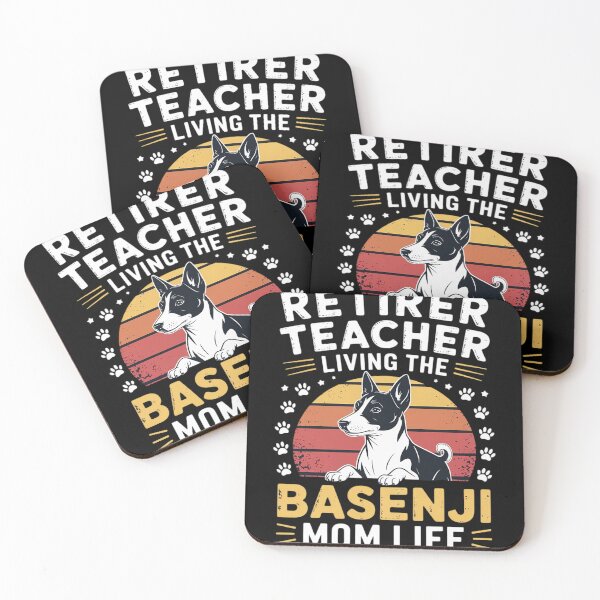 Item preview, Retired Teacher Living Basenji Dog MOM Life  designed and sold by RuthGAArt.