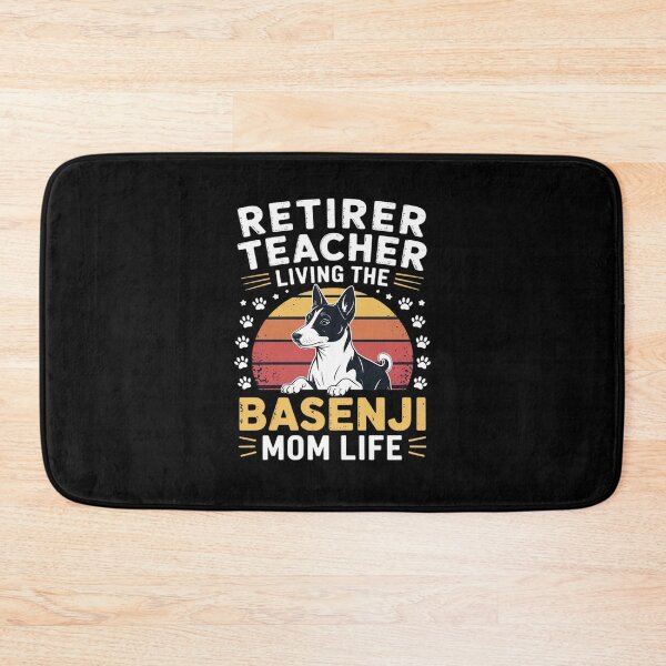 Item preview, Retired Teacher Living Basenji Dog MOM Life  designed and sold by RuthGAArt.