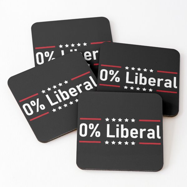 Item preview, Zero Percent Liberal Conservative Political Design With Red Stripes And Stars designed and sold by Chaya Reid.