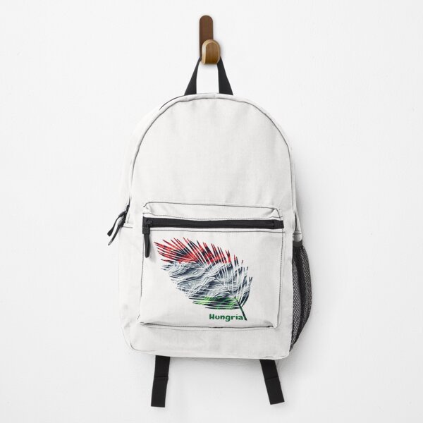 Item preview, Abstract Hungary Flag – Feather Design designed and sold by ArteJorge48.